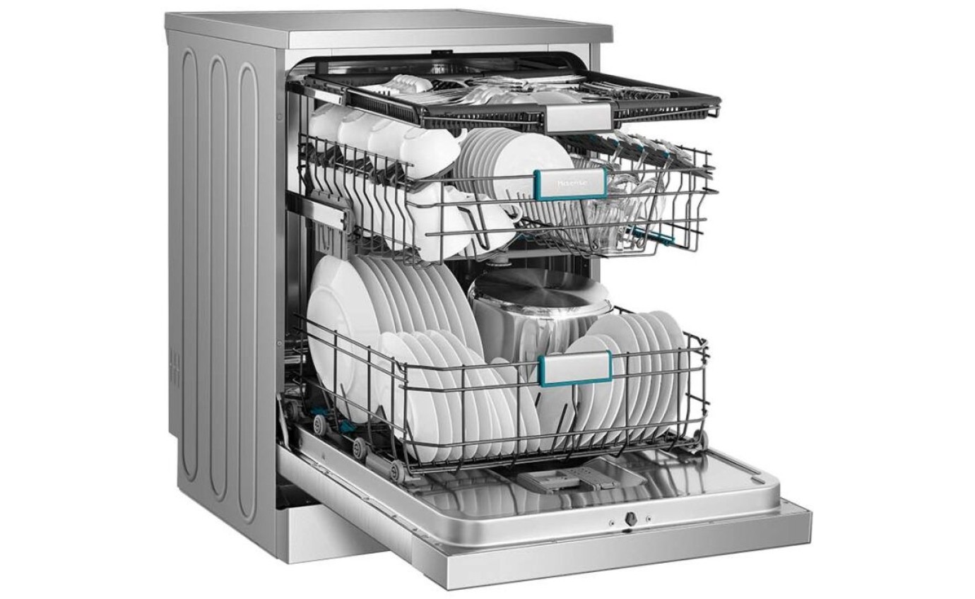 Hisense 60cm Freestanding Dishwasher (Stainless Steel) HSAA16FS