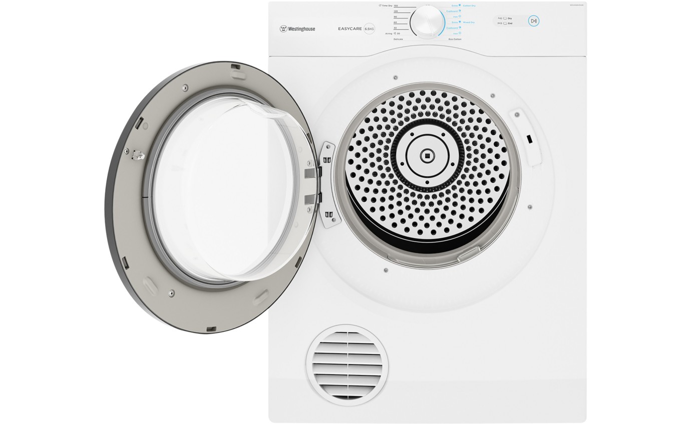Westinghouse 6.5kg Vented Dryer WDV656N3WB