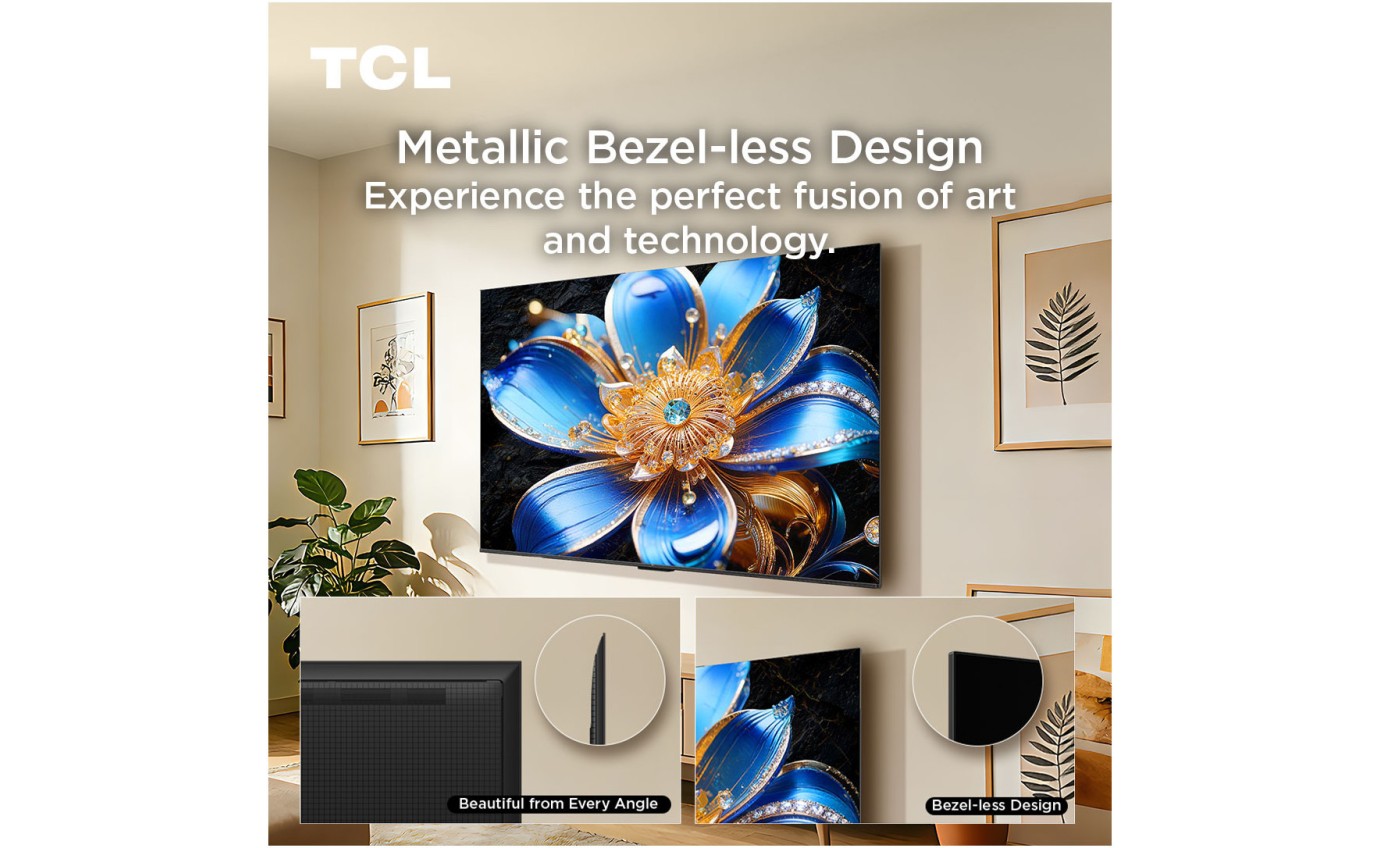TCL 85 inch P7LS QLED 4K Smart Google TV with Gemini 85P7LS