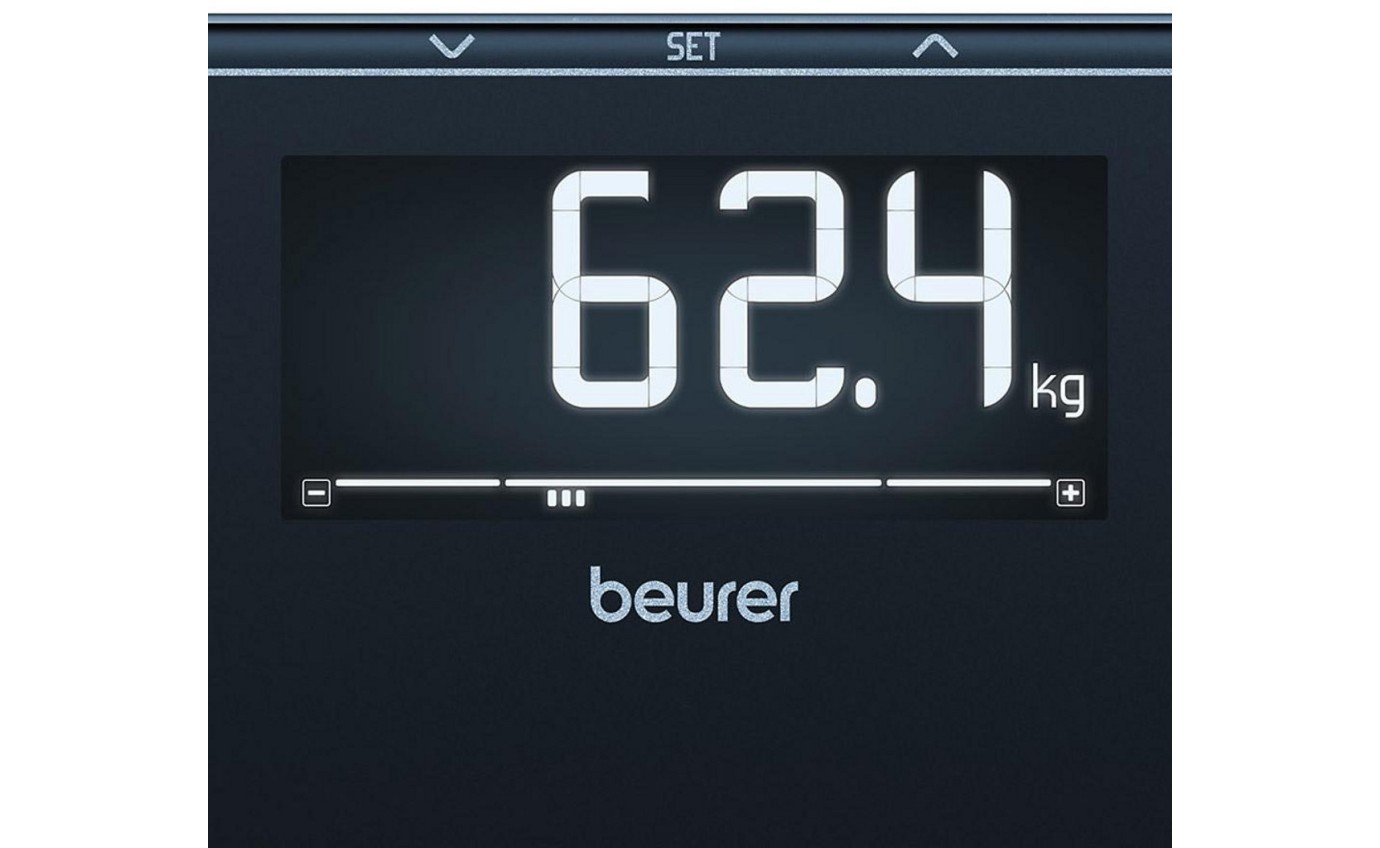 Beurer Signature Line Body Fat Bathroom Scale (Black) BF400B