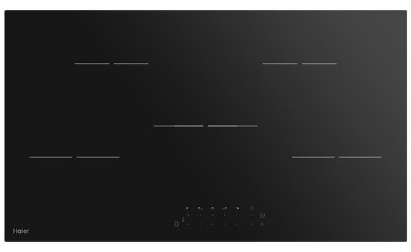 Haier 90cm 300 Series Electric Cooktop (Black Glass) HCE905TB3