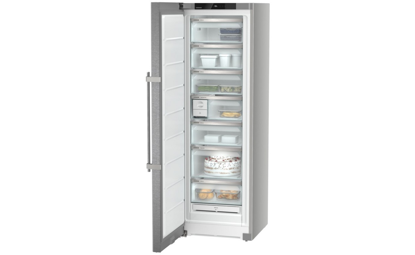 Liebherr 278L Plus Series Freestanding Freezer with NoFrost (Stainless Steel) SFNSDH5227
