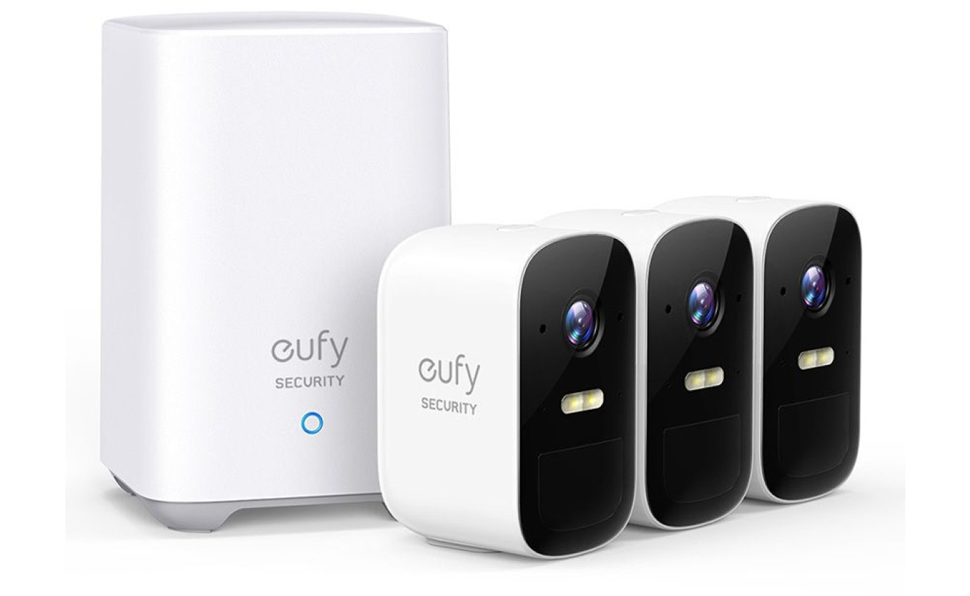 eufy Security eufyCam 2C Pro 2K Security Camera (3 Pack) T8862CD1