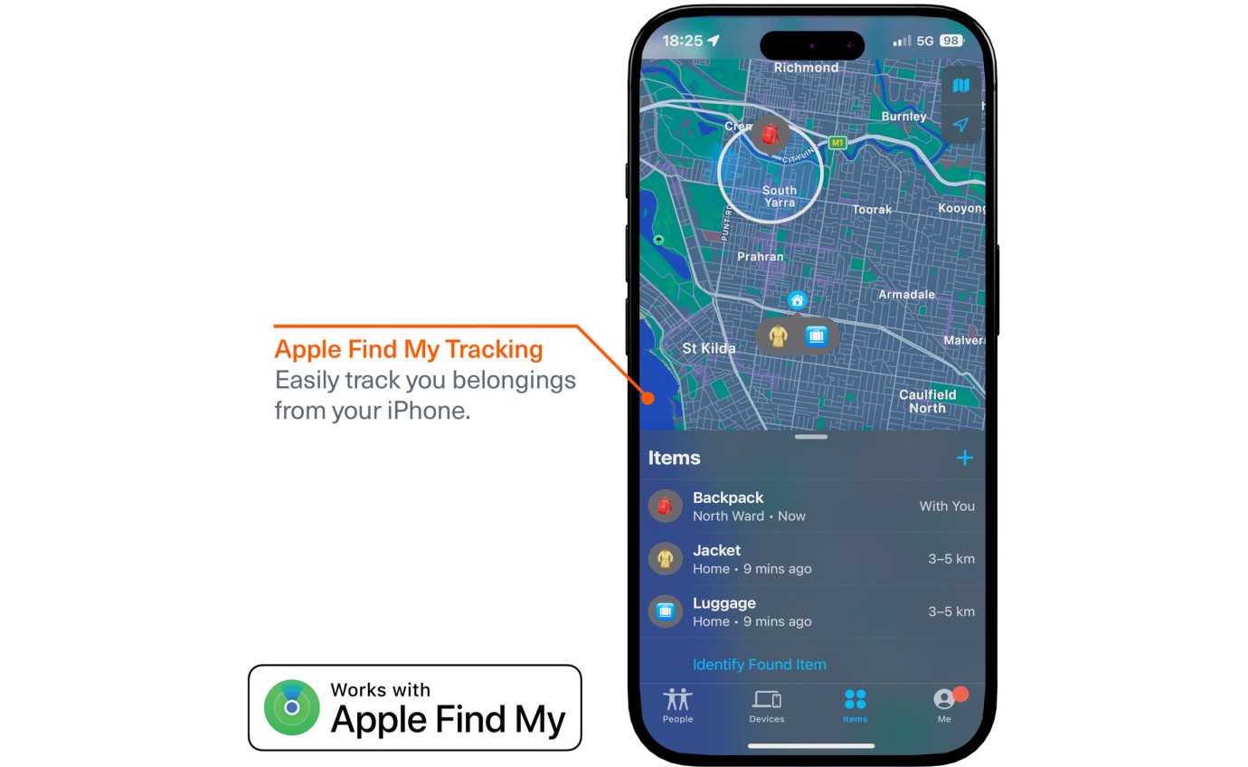 Cygnett Voyager Bluetooth&reg; TravelTag TSA Lock with USB-C Recharging 11901339043