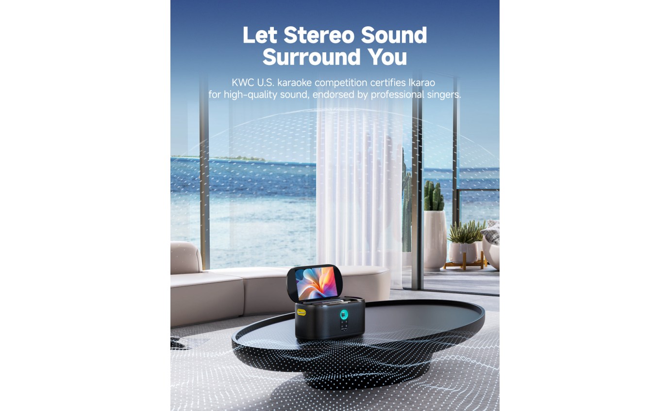Ikarao Shell S1 Premium Portable Karaoke Machine IKSHELLS1