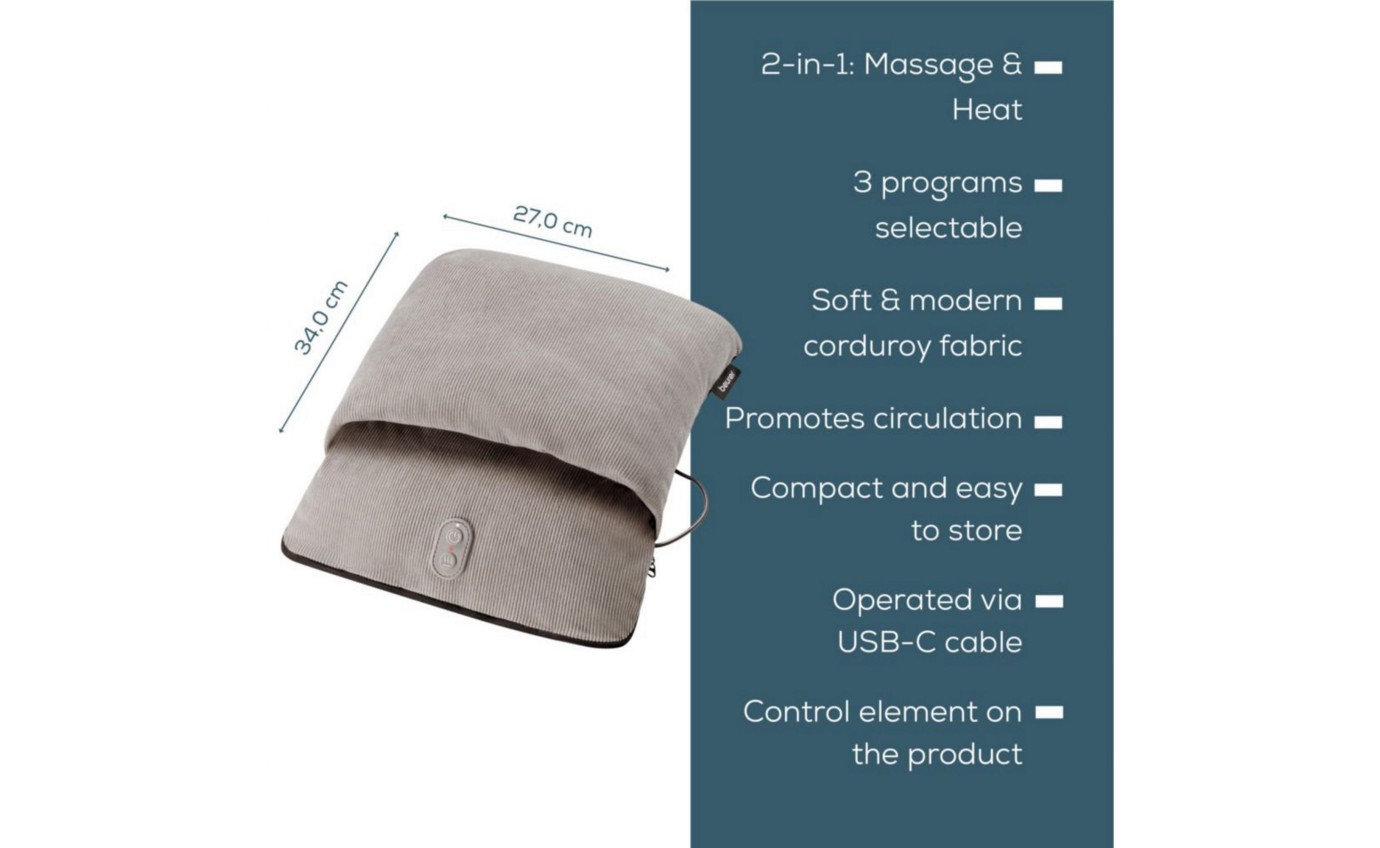 Beurer Massage Cushion with Heat FM28