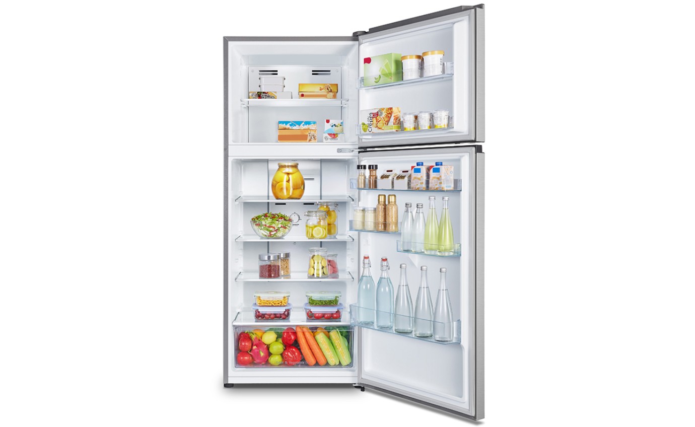 Hisense 424L Top Mount Fridge (Stainless Steel) HRTF424S