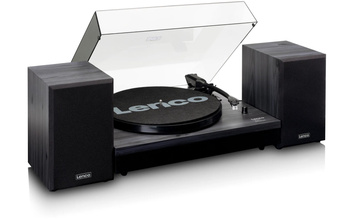 Lenco Record Player with Bluetooth and Speakers LS301BK