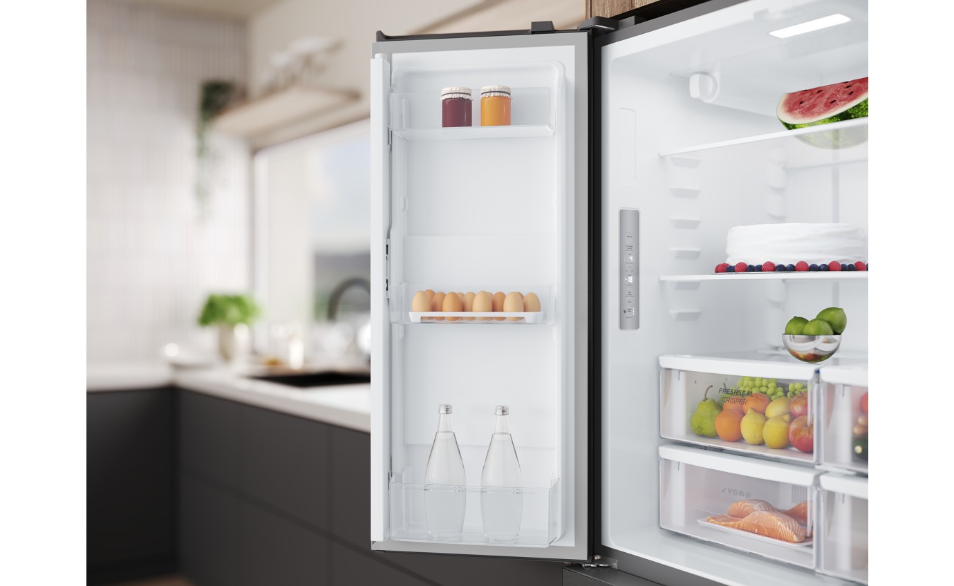 Westinghouse 564L Quad Door Fridge (Matte Charcoal Black) WQE5750BB