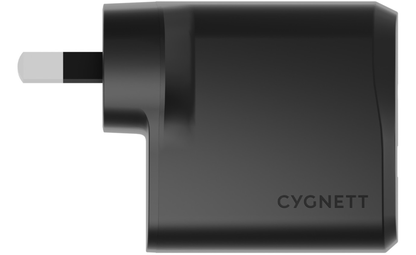 Cygnett PowerPlus 32W PD Dual Port Wall Charger (Black) 11901317924