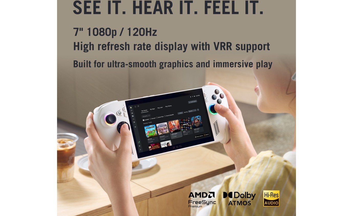 ASUS ROG Xbox Ally Gaming Handheld 7&Prime; FHD 120Hz Ryzen Z2 A 16GB RAM 512GB RC73YANH002W