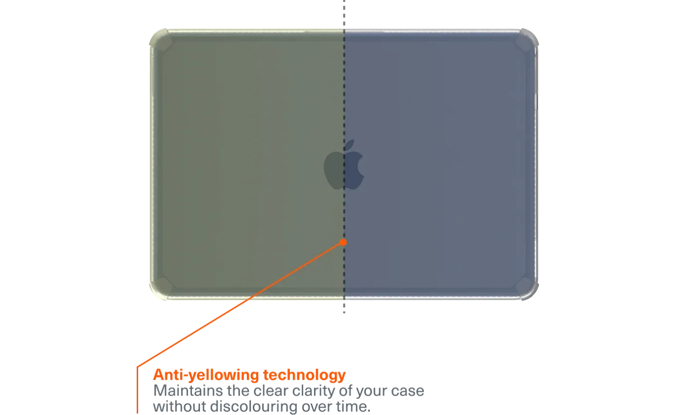 Cygnett ClearShield Tough Protective Clear Case For MacBook Neo (Clear) 11901376835