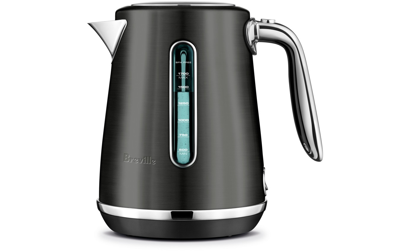 Breville the Soft Top® Luxe Kettle (Black Stainless Steel) BKE735BST