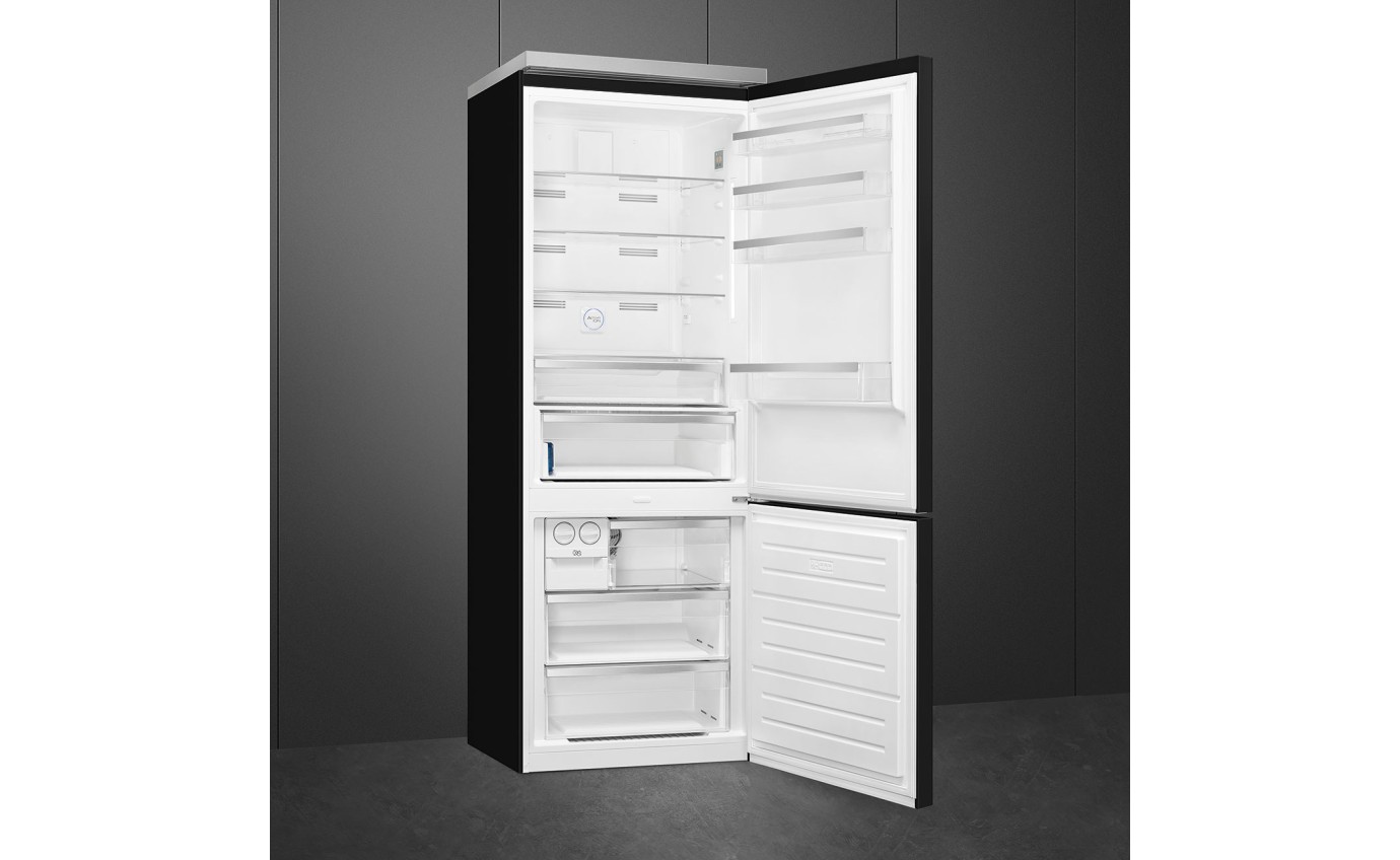 Smeg 481L Bottom Mount Fridge (Black) FA490RBL5AU