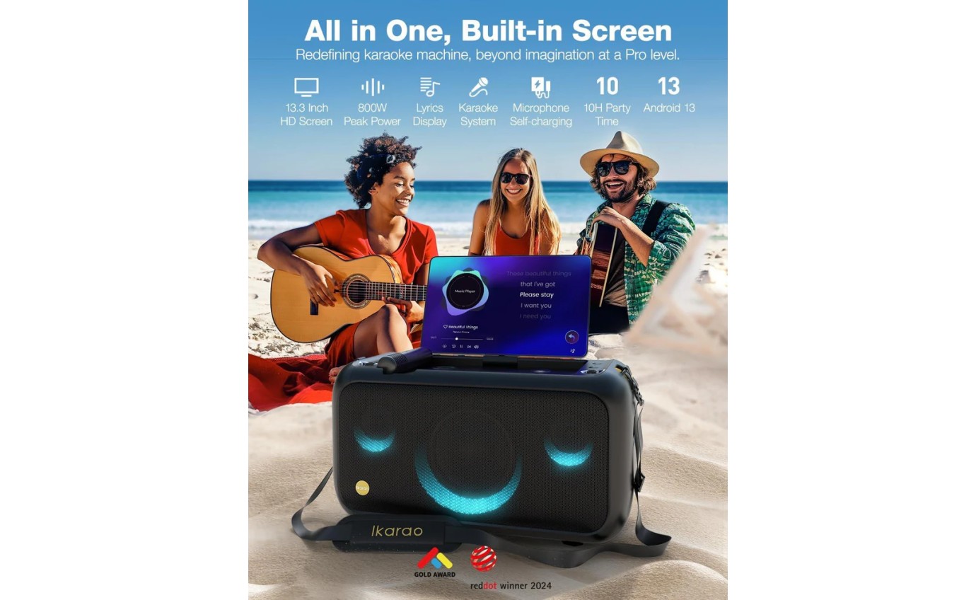 Ikarao Break X1 Premium Portable Wireless Audio Machine IKBREAKX1
