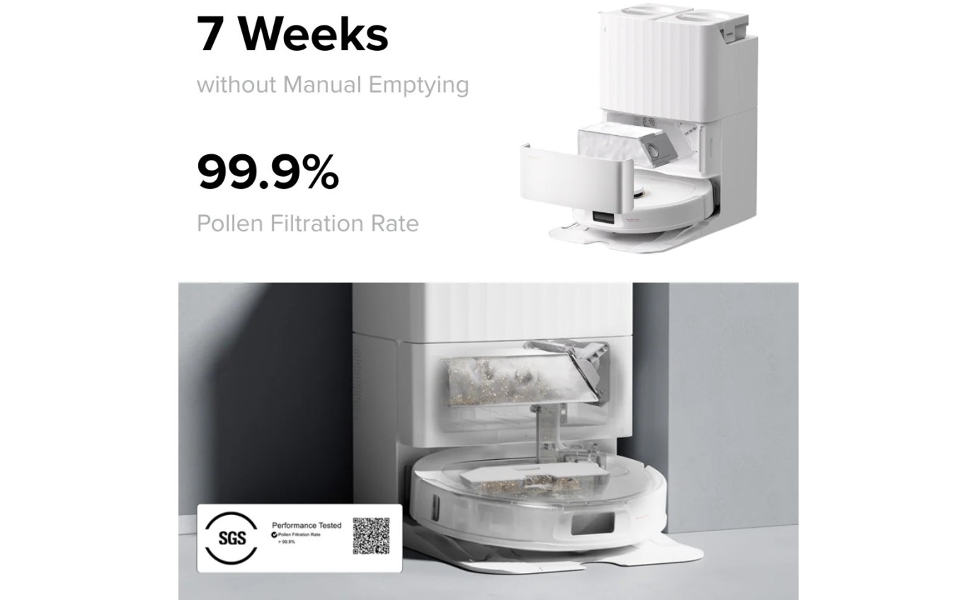 Roborock Qrevo C Pro Robot Vacuum and Mop RRQRRCP0203WHT