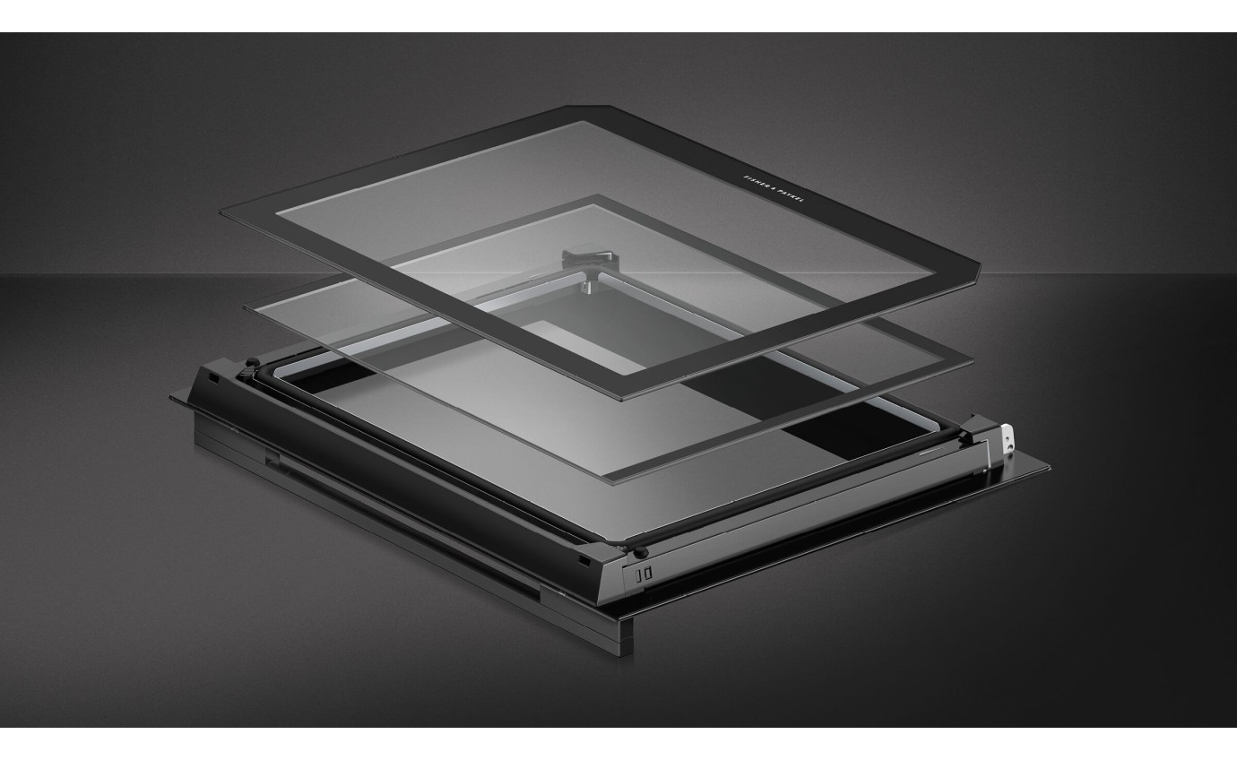 Fisher & Paykel 60cm Series 5 Contemporary Pyrolytic Oven, 7 Function OB60SC7CEPB1