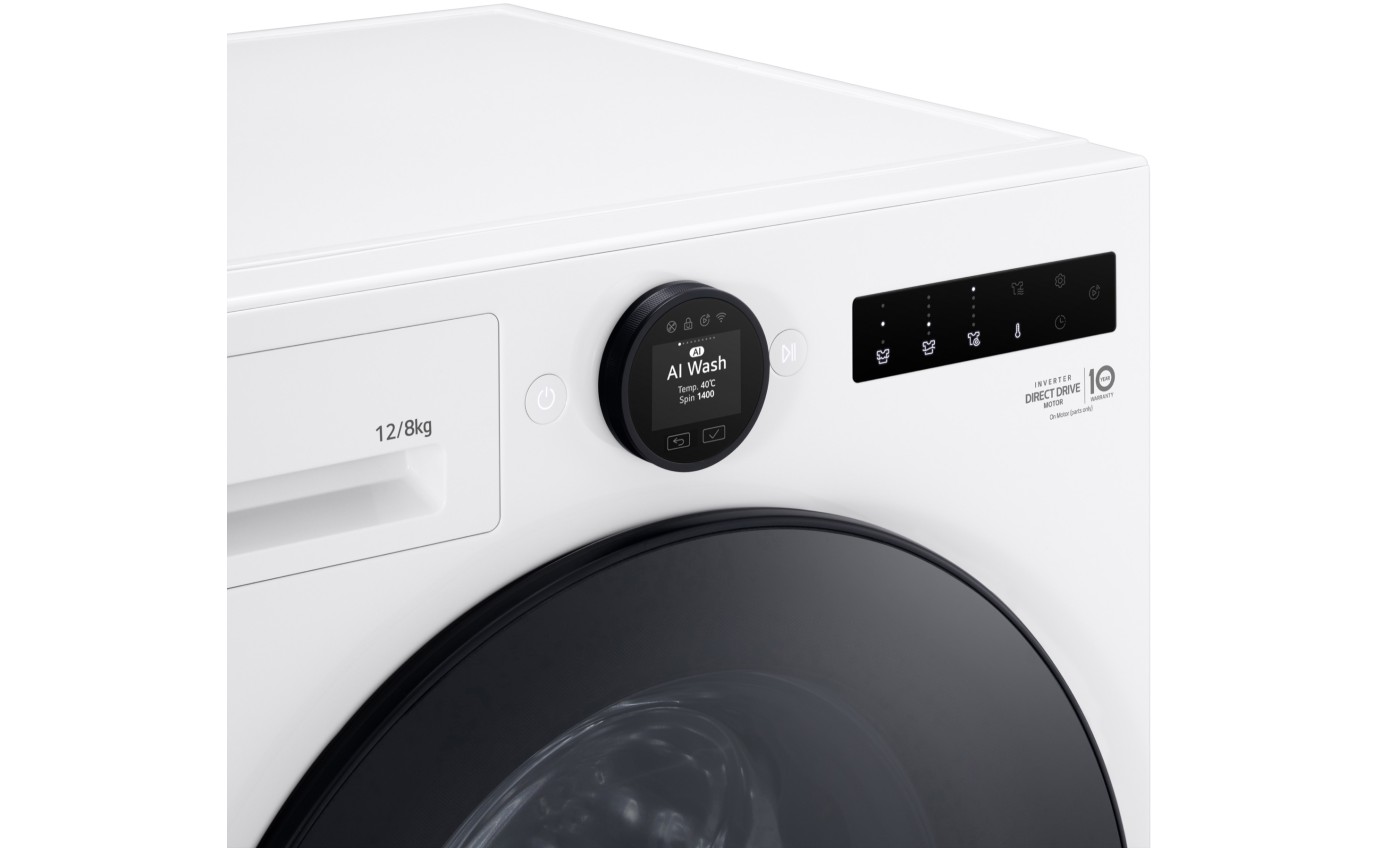 LG 12/8kg Series 10 Washer Dryer Combo WXC101412W