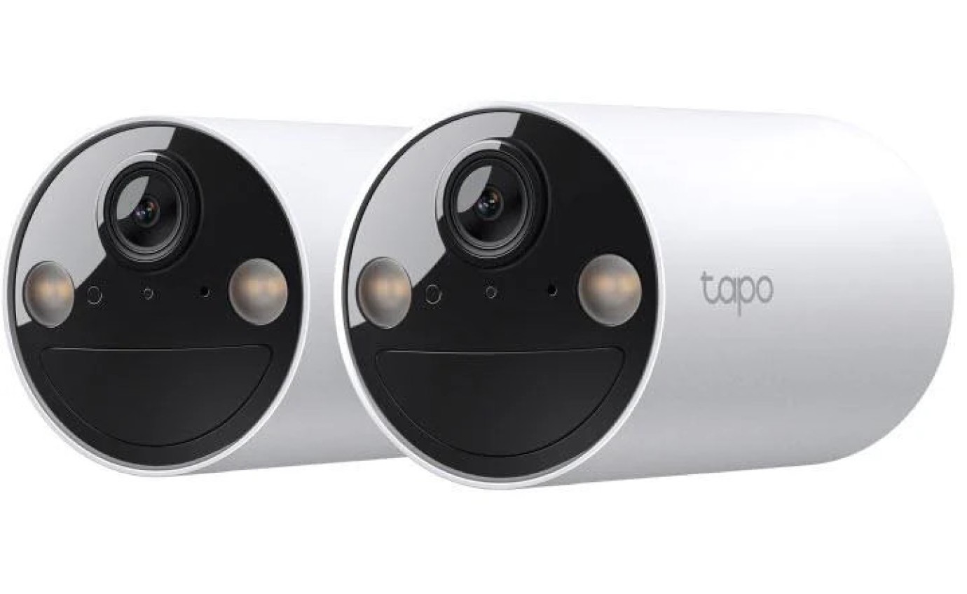 Tapo 2K 3MP Smart Wire-Free Indoor/Outdoor Security System (2 Pack) TAPOC4102PACK