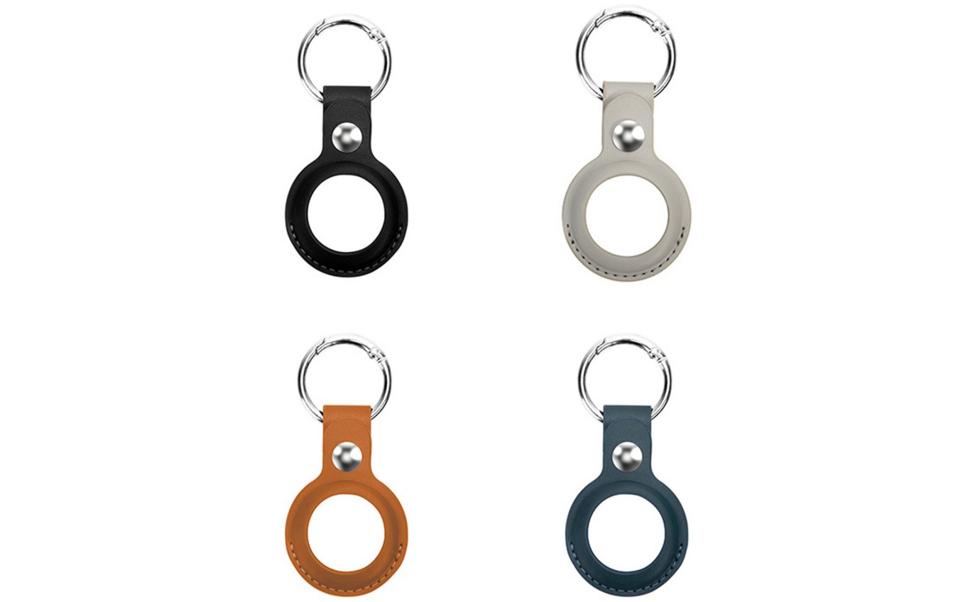Laser Vegan Leather AirTag Key Ring Case (4 Pack) AOAT4P7439