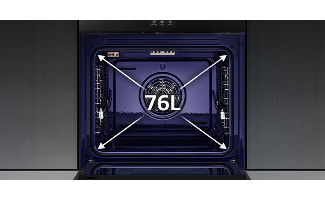 LG 76L InstaView Series 5 Oven (Black Glass) BO605G1GL5