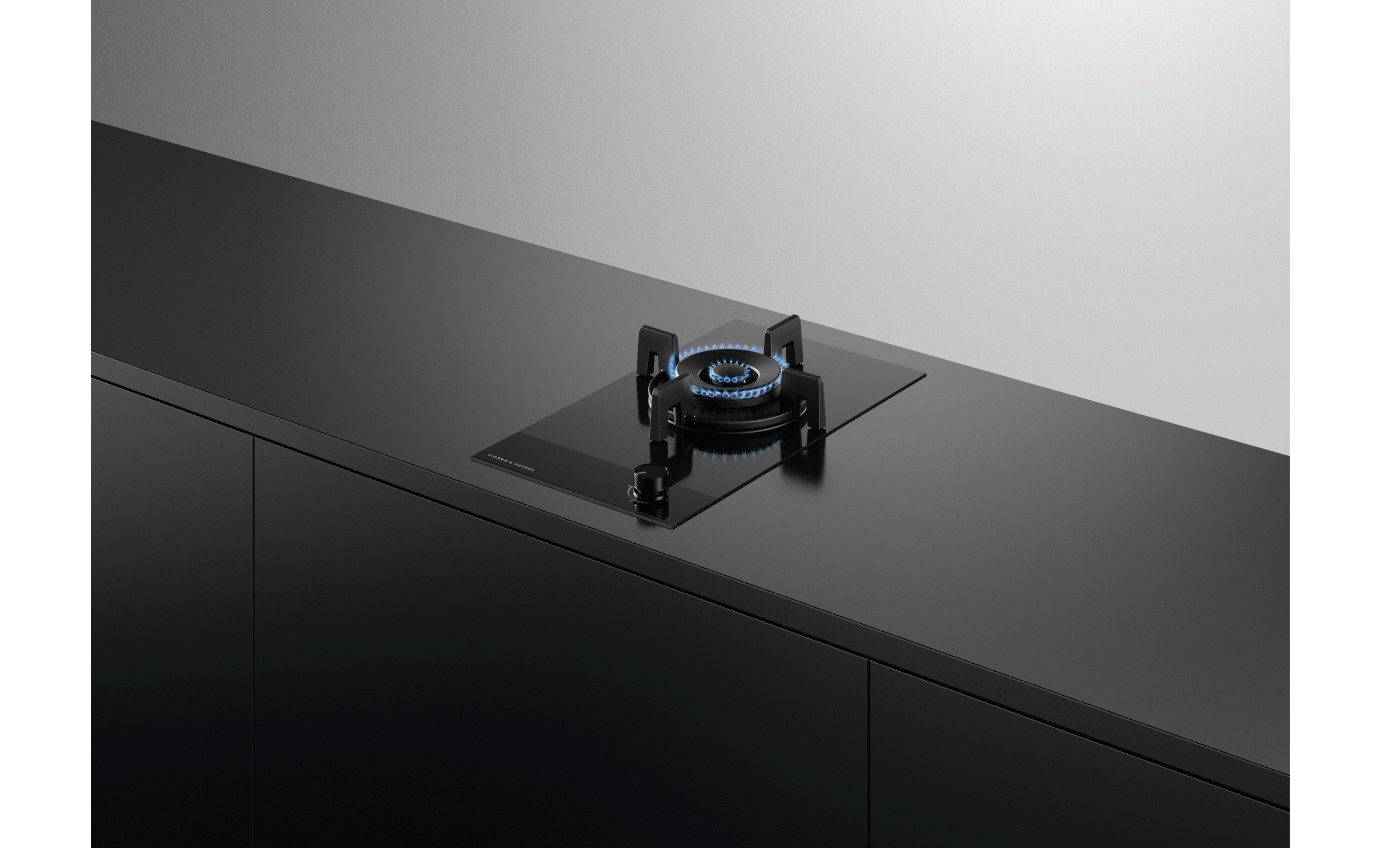 Fisher & Paykel 30cm Series 9 1 Burner Gas Cooktop, LPG CG301DLPGB4