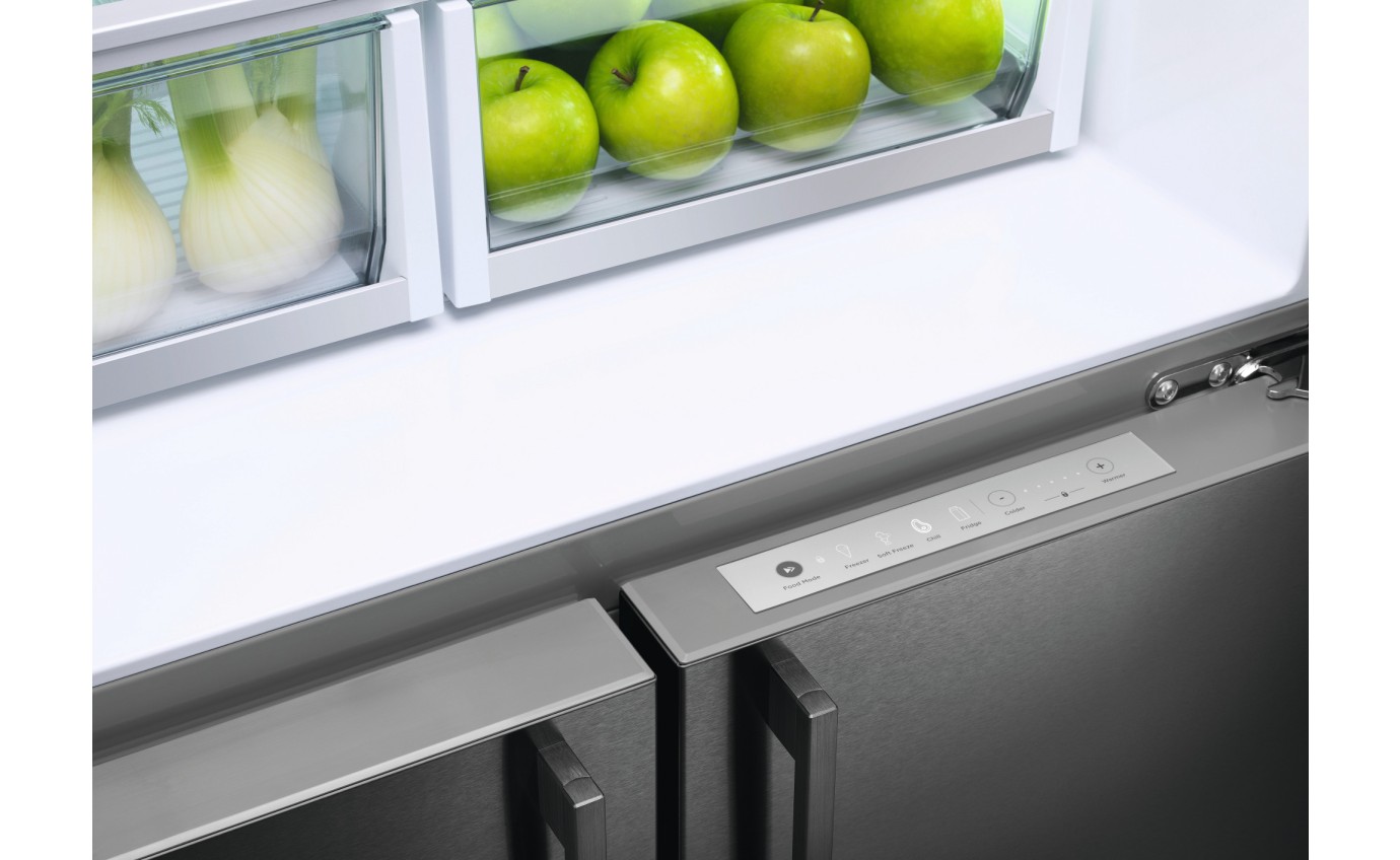 Fisher & Paykel 538L Series 7 Quad Door Refrigerator Freezer, Ice & Water RF605QDUVB2