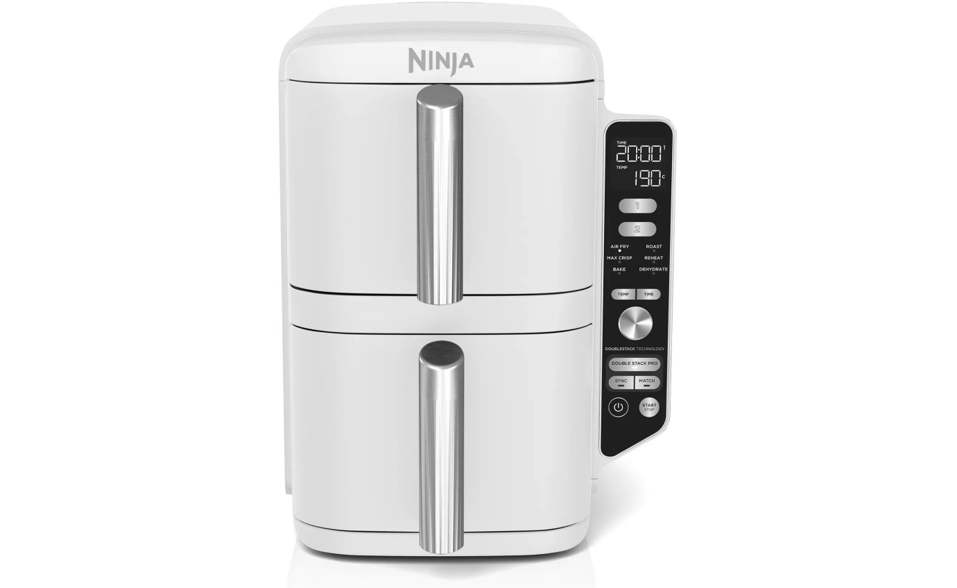Ninja DoubleStack XXXL 9.5L 2 Drawer Air Fryer SL400WH