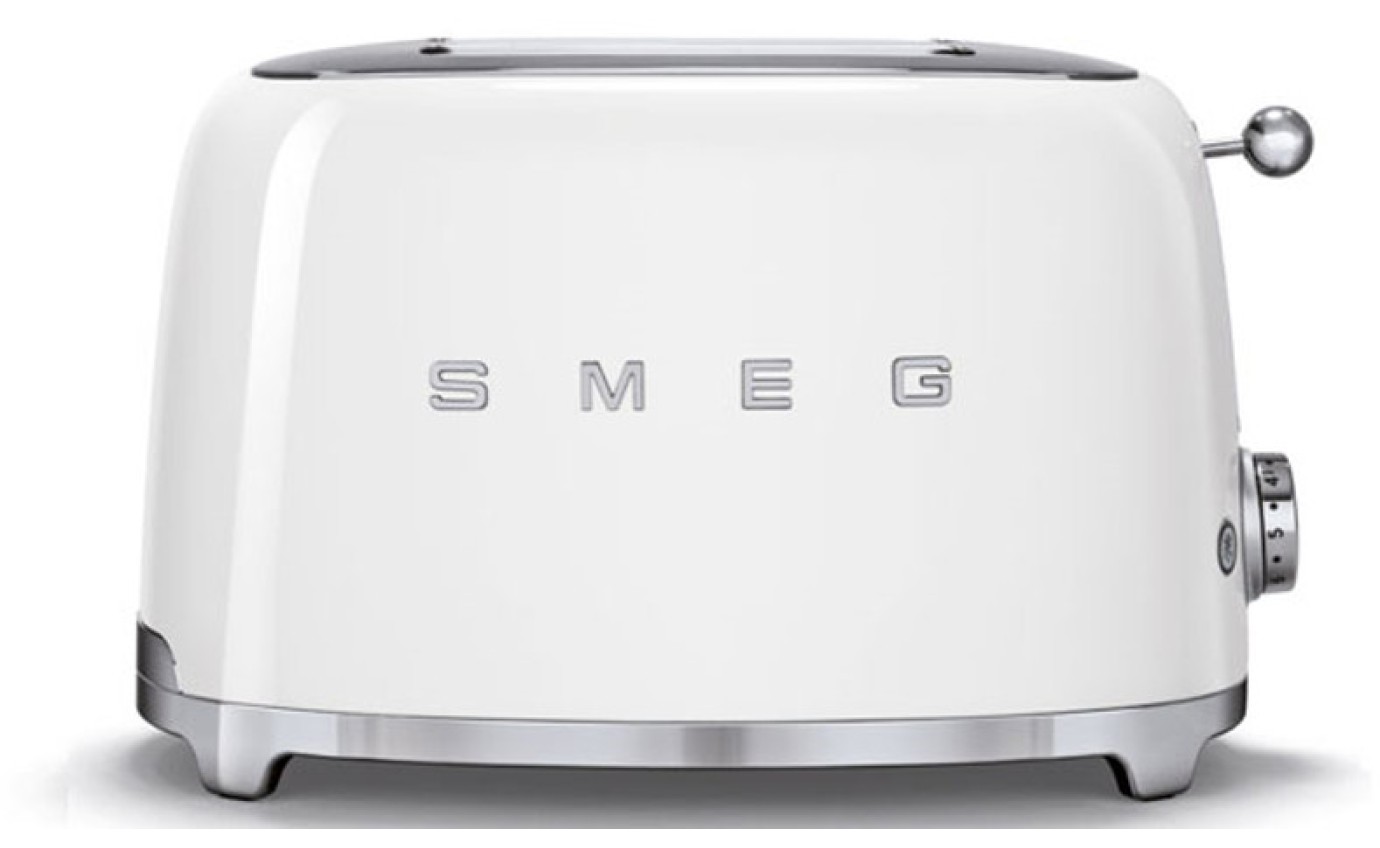 Smeg 2 Slice Toaster -  White TSF01WHAU