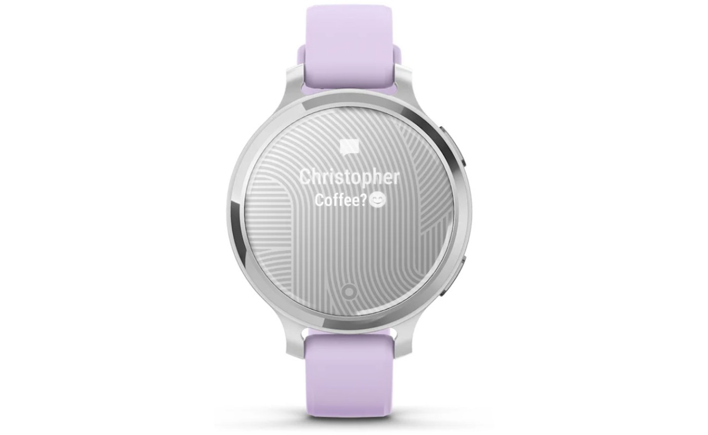 Garmin Lily&reg; 2 Active Smartwatch (Silver/Purple Jasmine) 0100289101