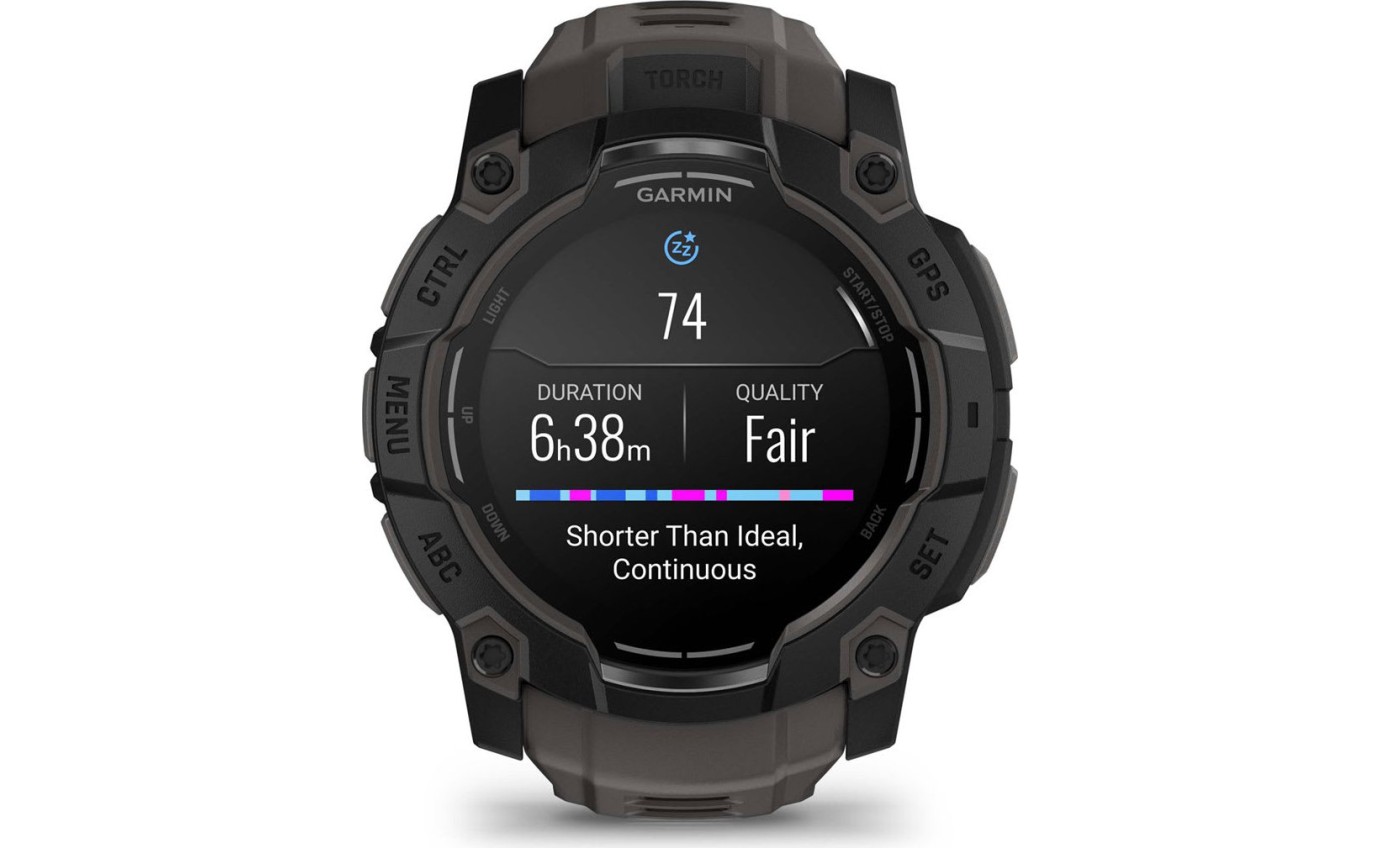 Garmin Instinct 3 50mm AMOLED Smart Watch (Black/Charcoal) 0100302000