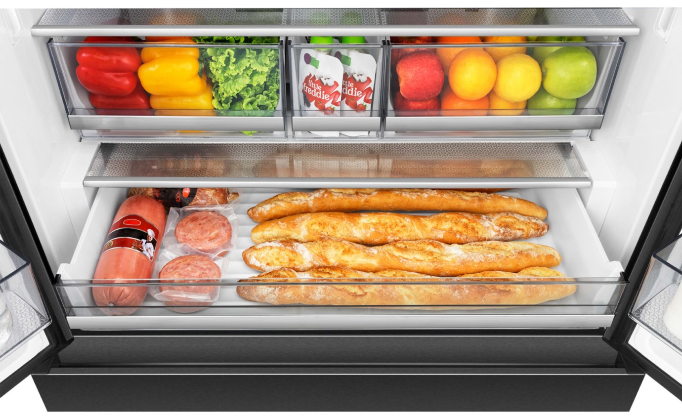 Hisense 634L French Door Fridge (Dark Steel) HRFD634BW