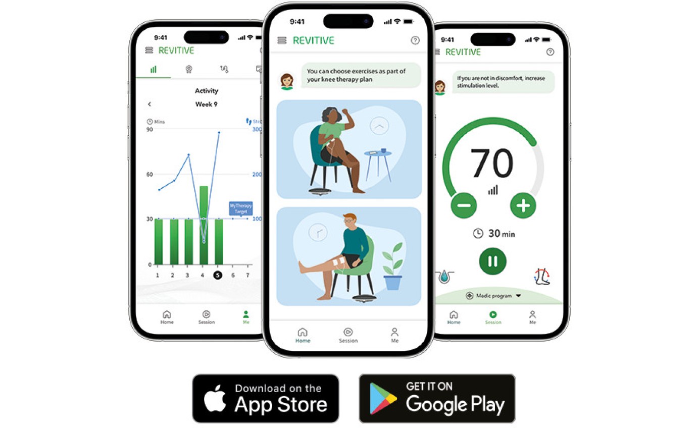 Revitive Medic Coach Circulation Booster with Knee Therapy REVCOACHKNEE