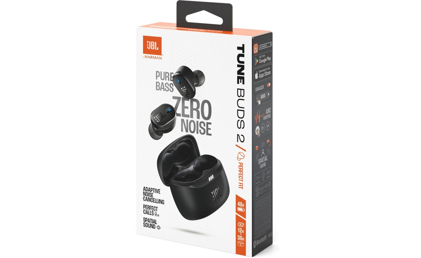 JBL Tune Buds 2 True Wireless Noise Cancelling Earbuds (Black) JBLTBUDS2BLKAS