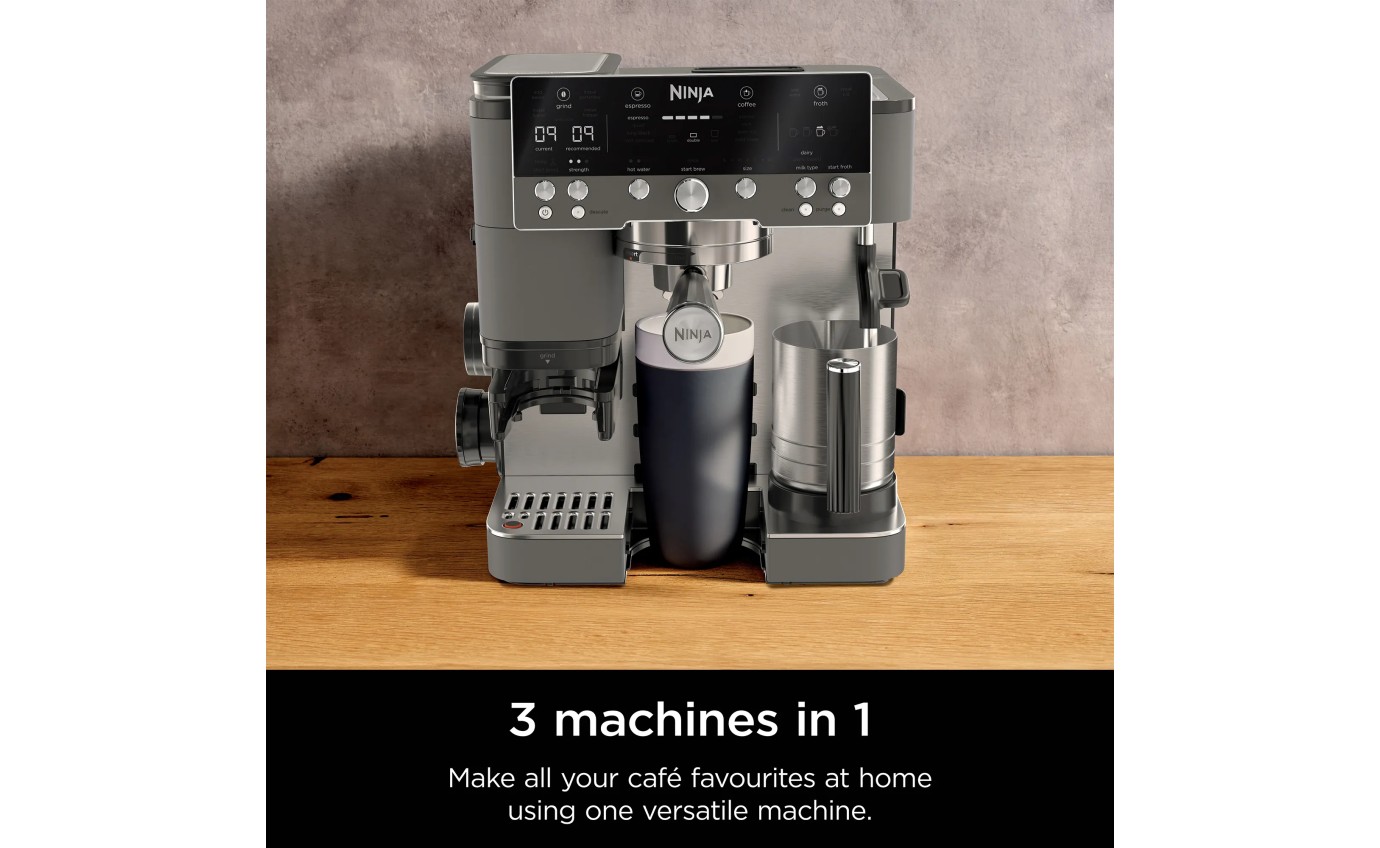 Ninja Luxe Caf&eacute; Premier Espresso Machine (Gunmetal) ES601GM