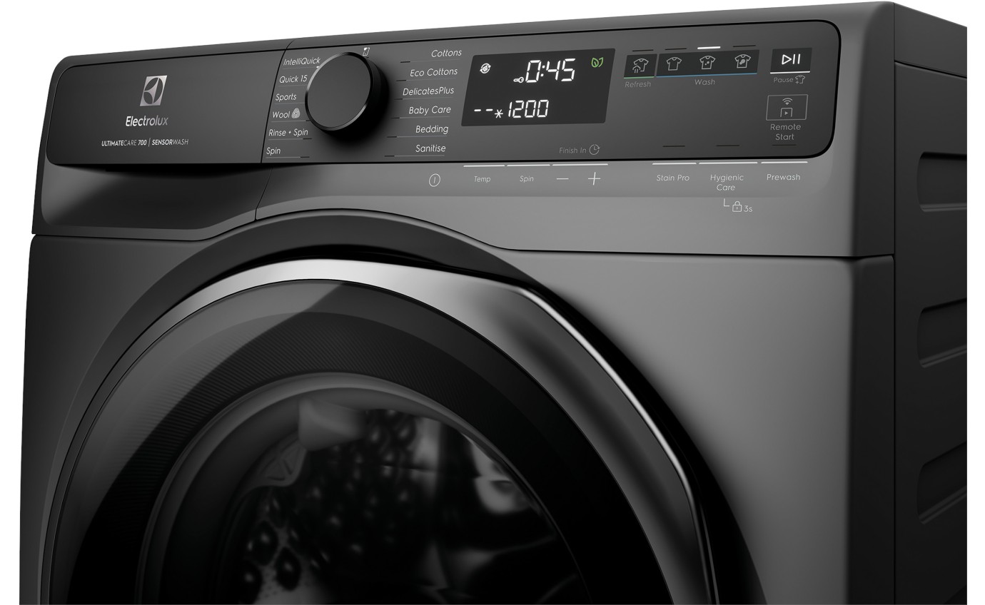Electrolux 12kg UltimateCare 700 Front Load Washing Machine (Dark Onyx) EWF1243R7SCS