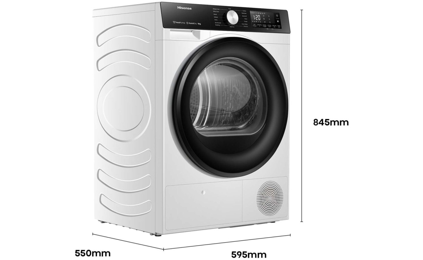 Hisense 8kg Heat Pump Dryer HDFS80HS