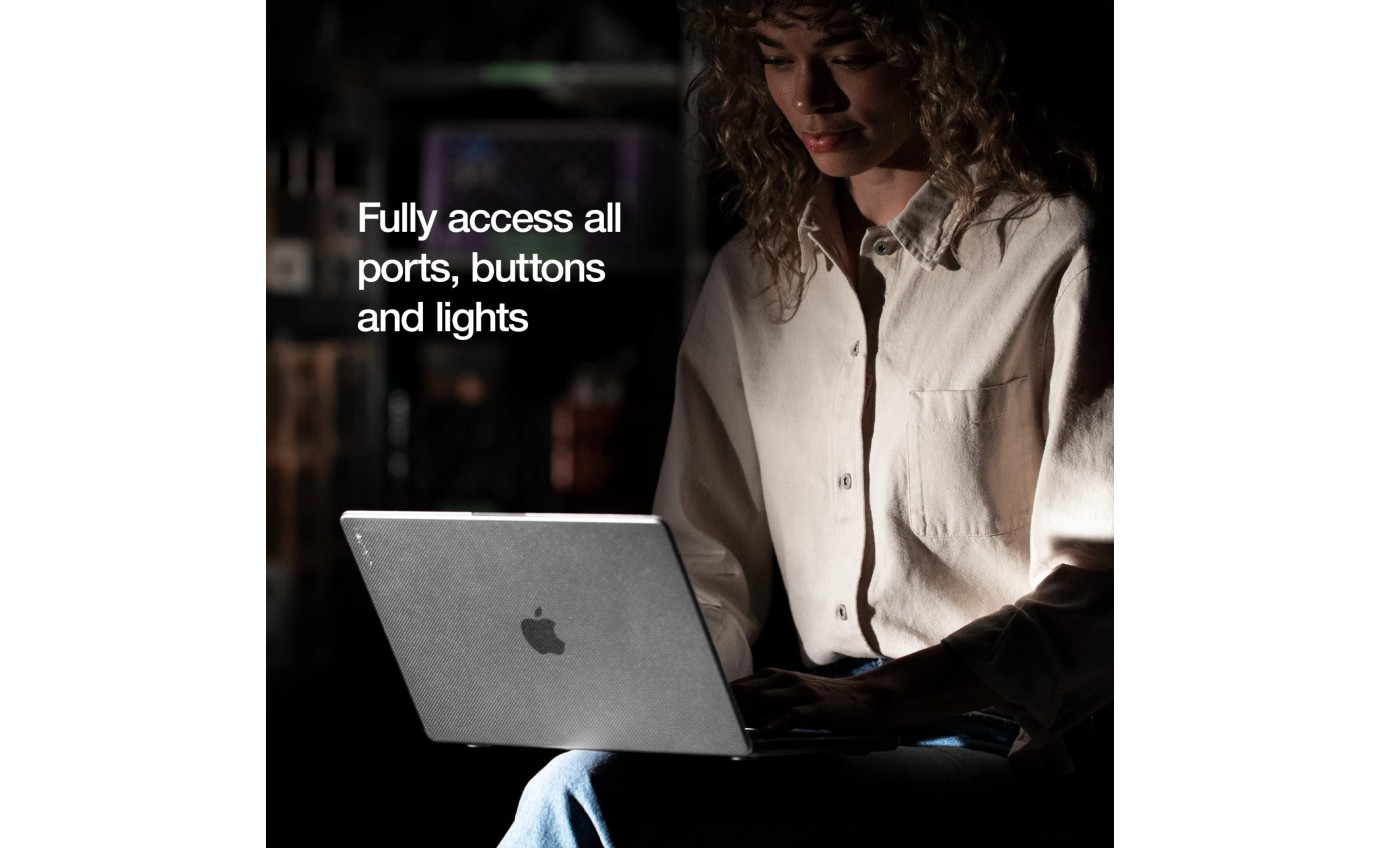 Incase Dots Hardshell with Makrolon&reg; for MacBook Pro 16 inch M1-M4 (Clear) INMB200722CLR