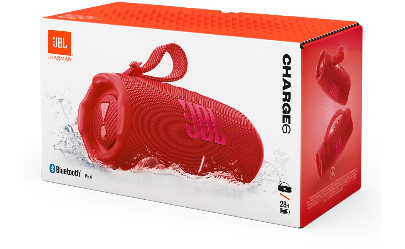JBL Charge 6 Portable Speaker (Red) JBLCHARGE6RED