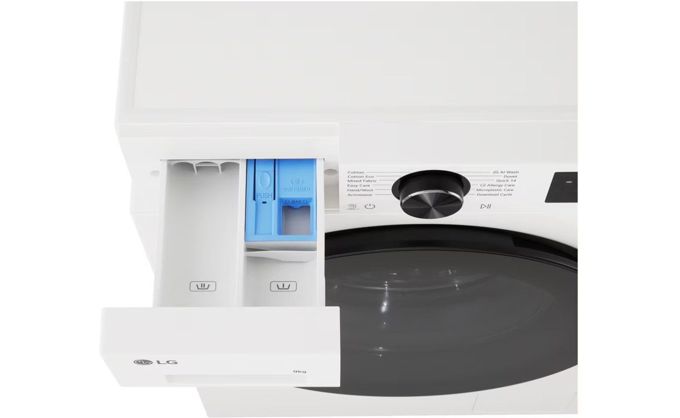 LG 9kg Series 3 AI Wash Front Load Washing Machine WX31409W