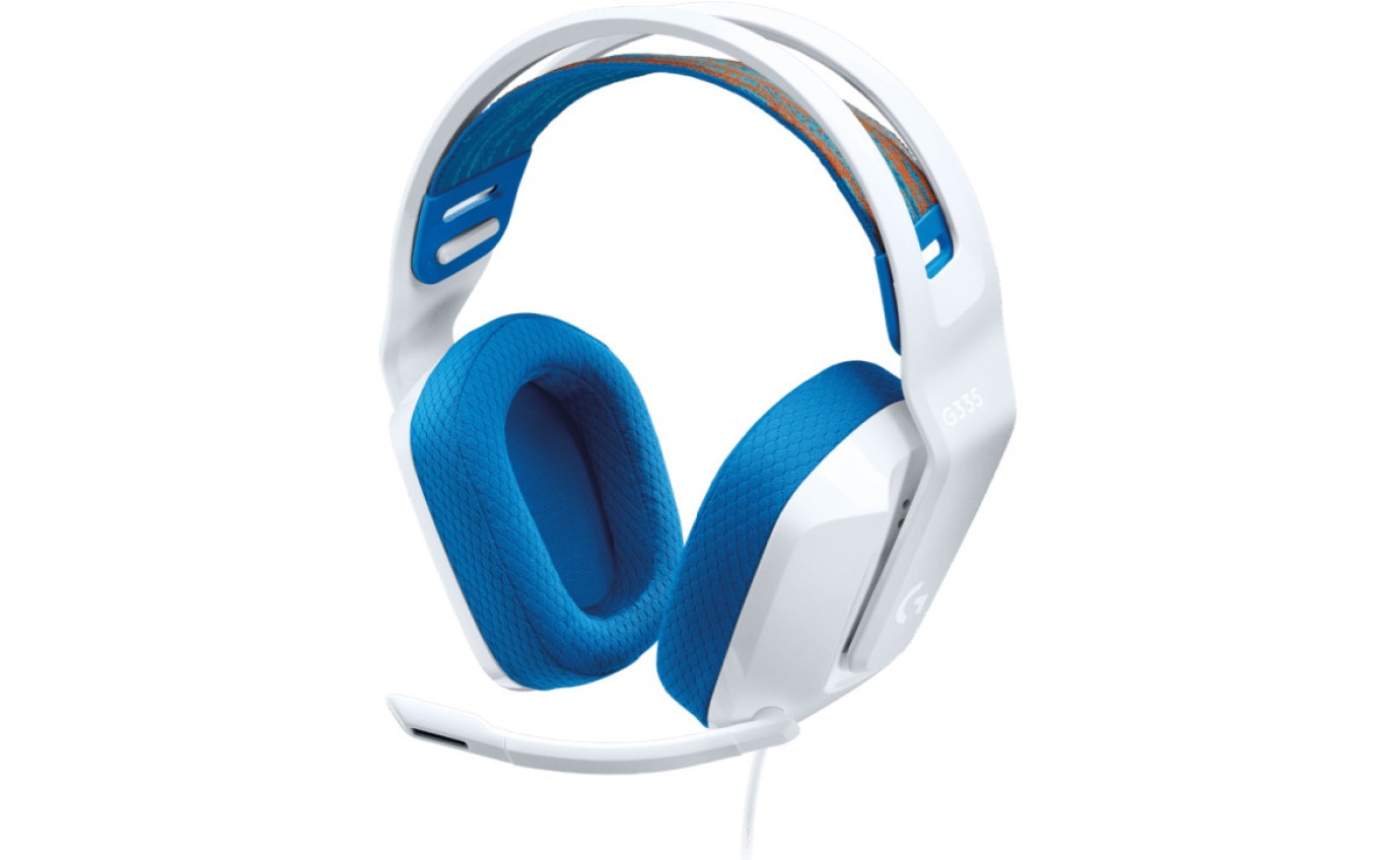 Logitech G G335 Wired Gaming Headset (White) 981001019