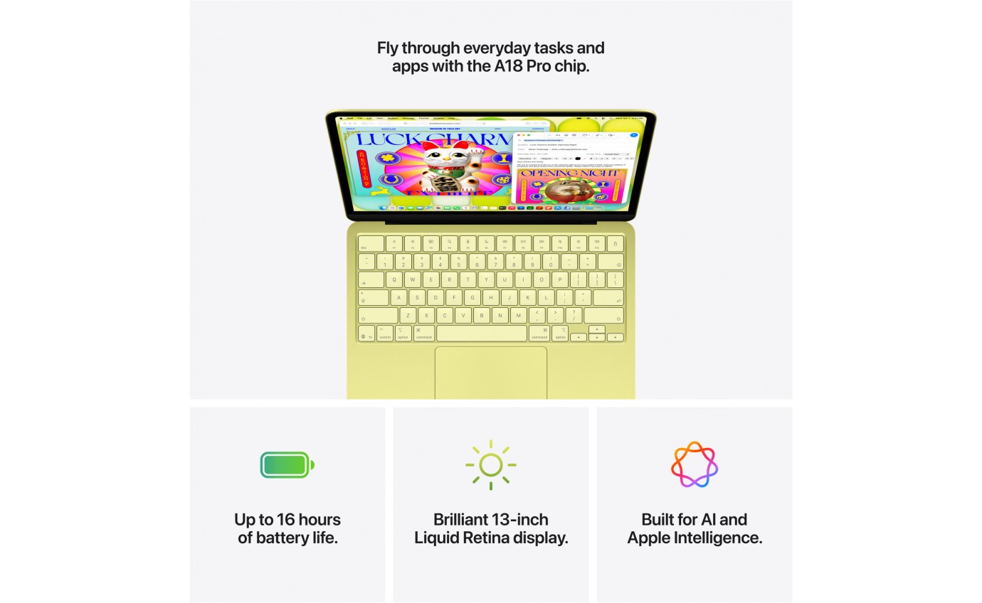 Apple MacBook Neo 13-inch 256GB (Citrus) MHFD4XA