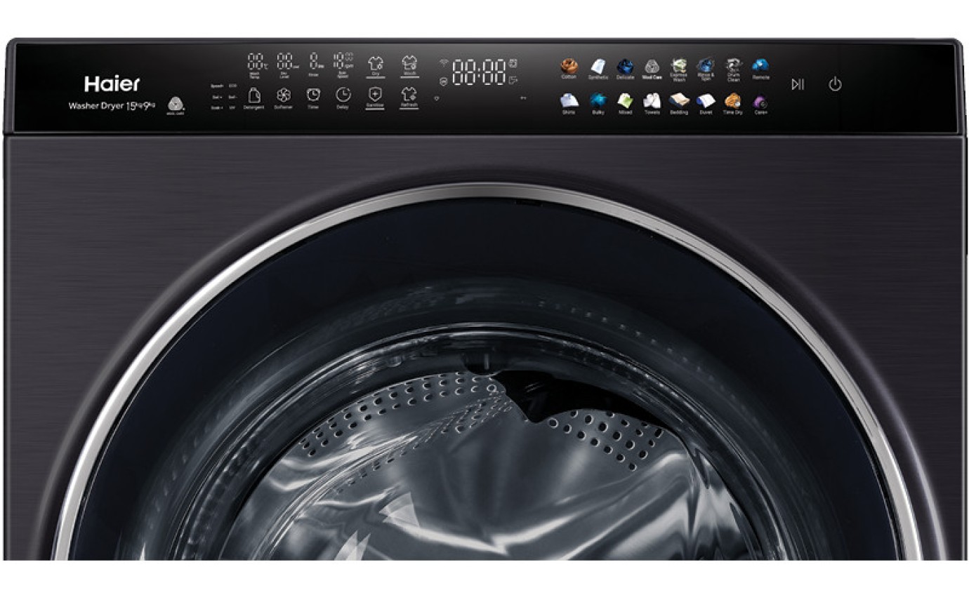 Haier 15kg/9kg Super Drum Combi Front Loader Washing Machine Dryer HWDX1590CTB1