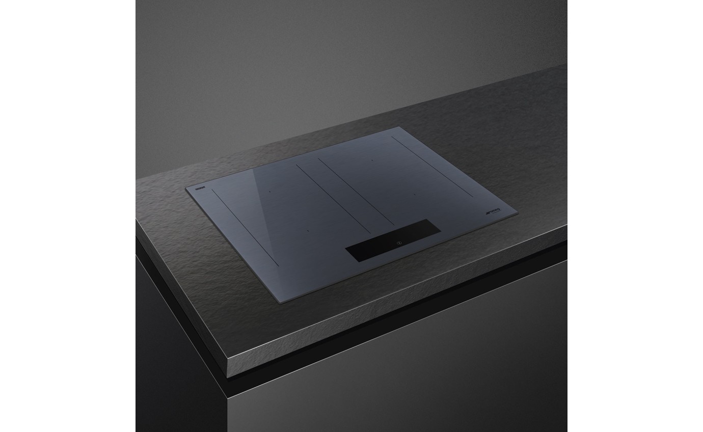 Smeg 60cm Linea Induction Cooktop (Neptune Grey) SIM1644DG