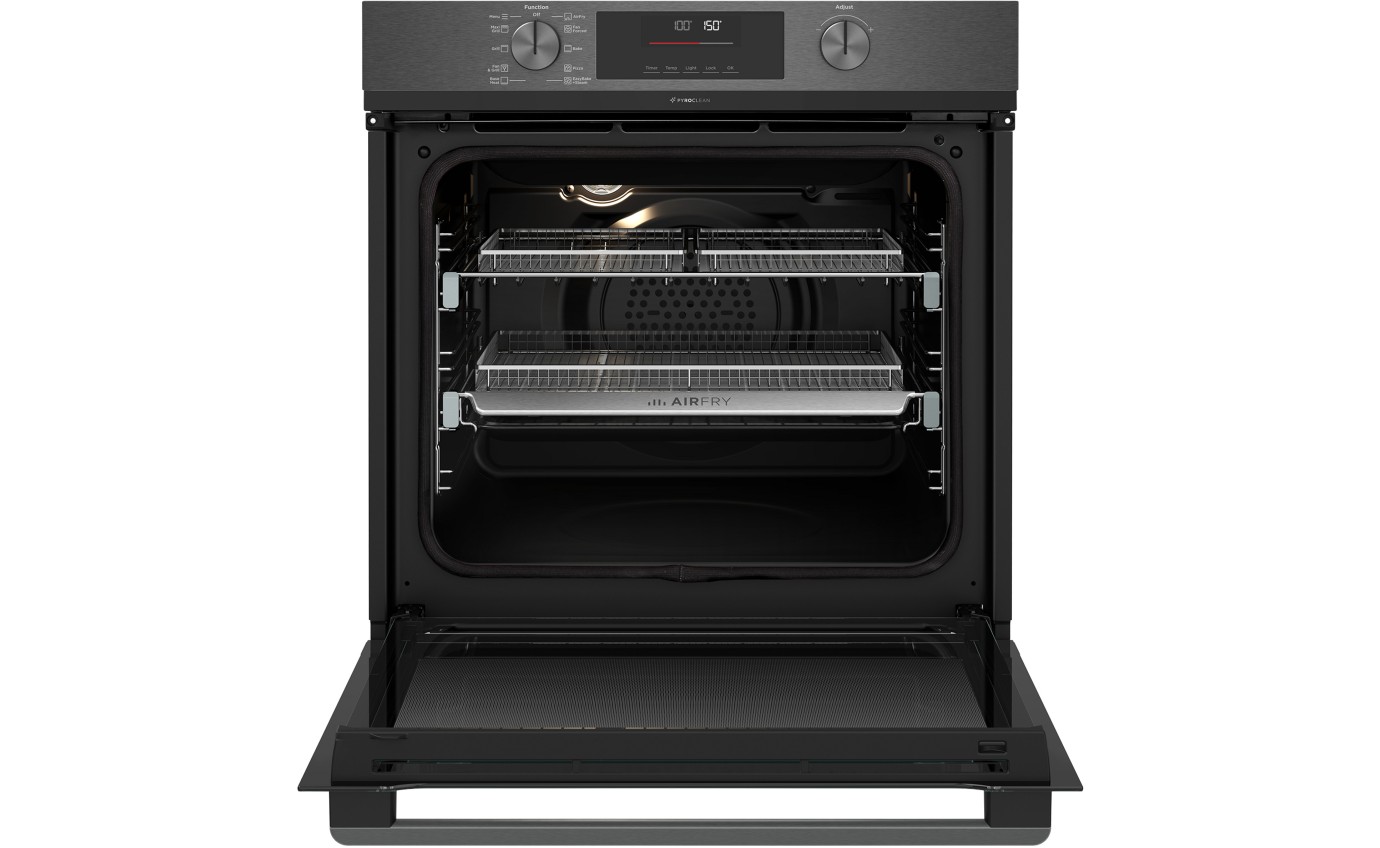 Westinghouse 60cm Multifunction PyroClean Oven with AirFry and SteamBake (Dark Stainless Steel) WVEP6717DD