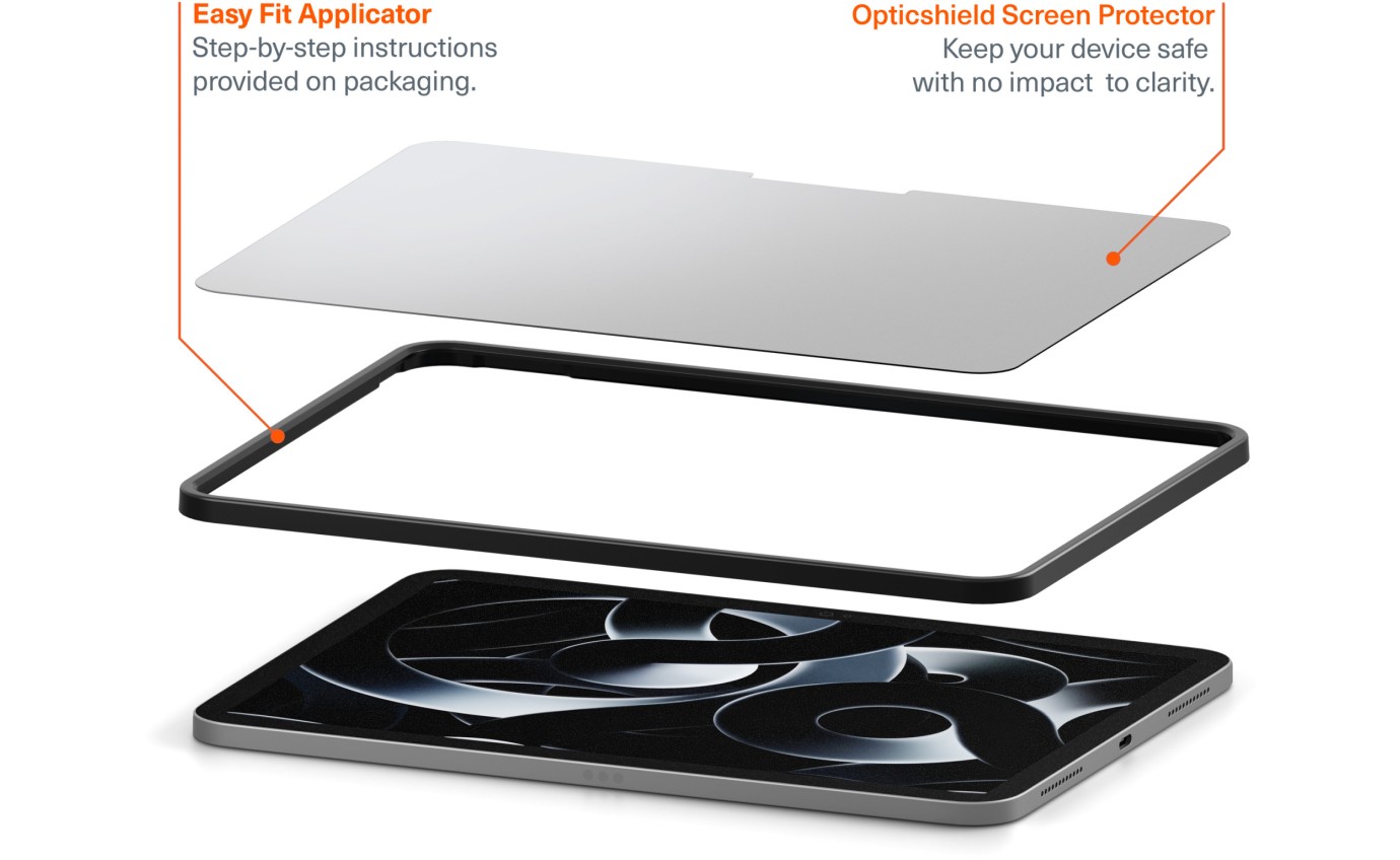 Cygnett OpticShield Glass Screen Protector for iPad Air 13-inch (M2) 11901319095