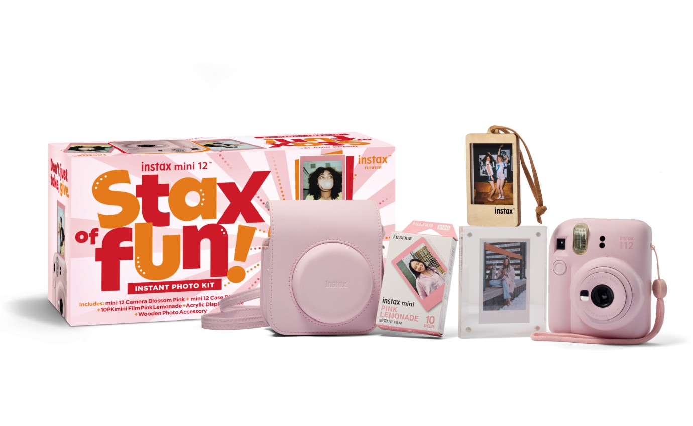 Fujifilm Instax mini 12 Memory Maker Bundle (Blossom Pink) 88423