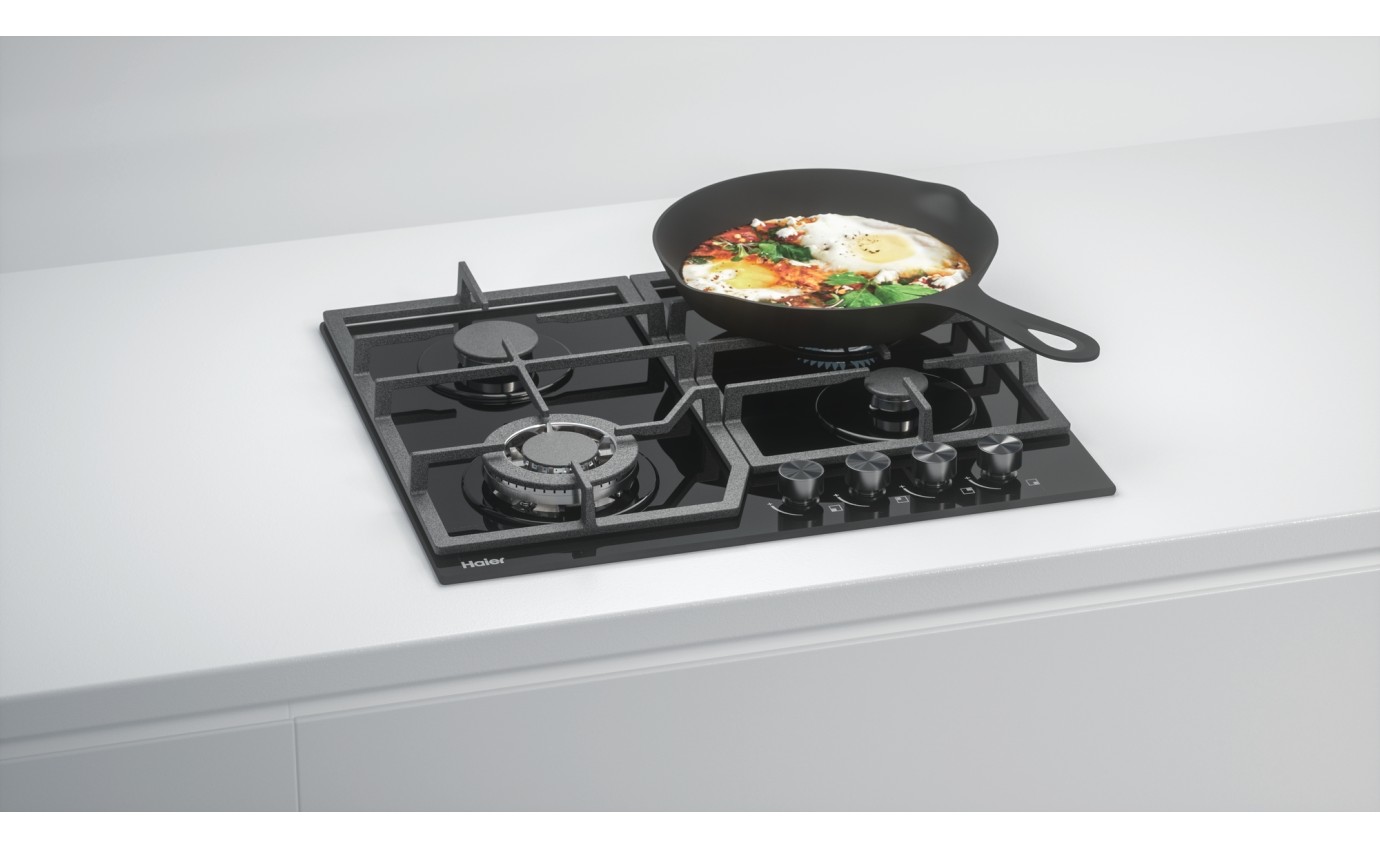 Haier Gas on Glass Cooktop 60cm HCG604WFCG3