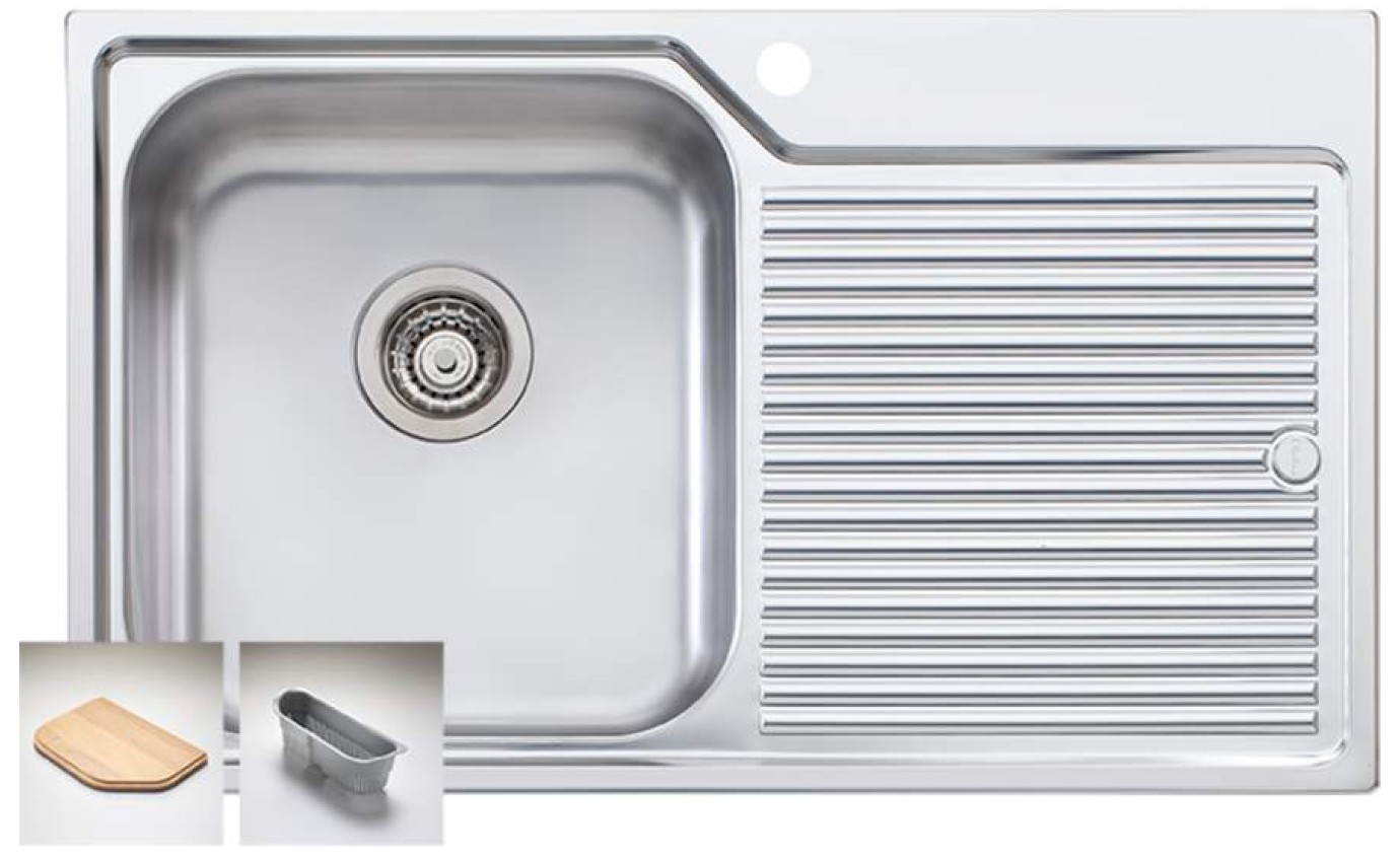 Oliveri Nu-Petite Single Bowl Sink NP6211TH