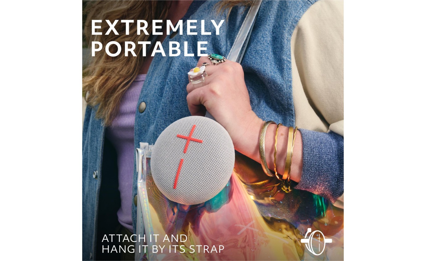 Ultimate Ears MINIROLL Portable Bluetooth Speaker (Revive Grey) 984002028